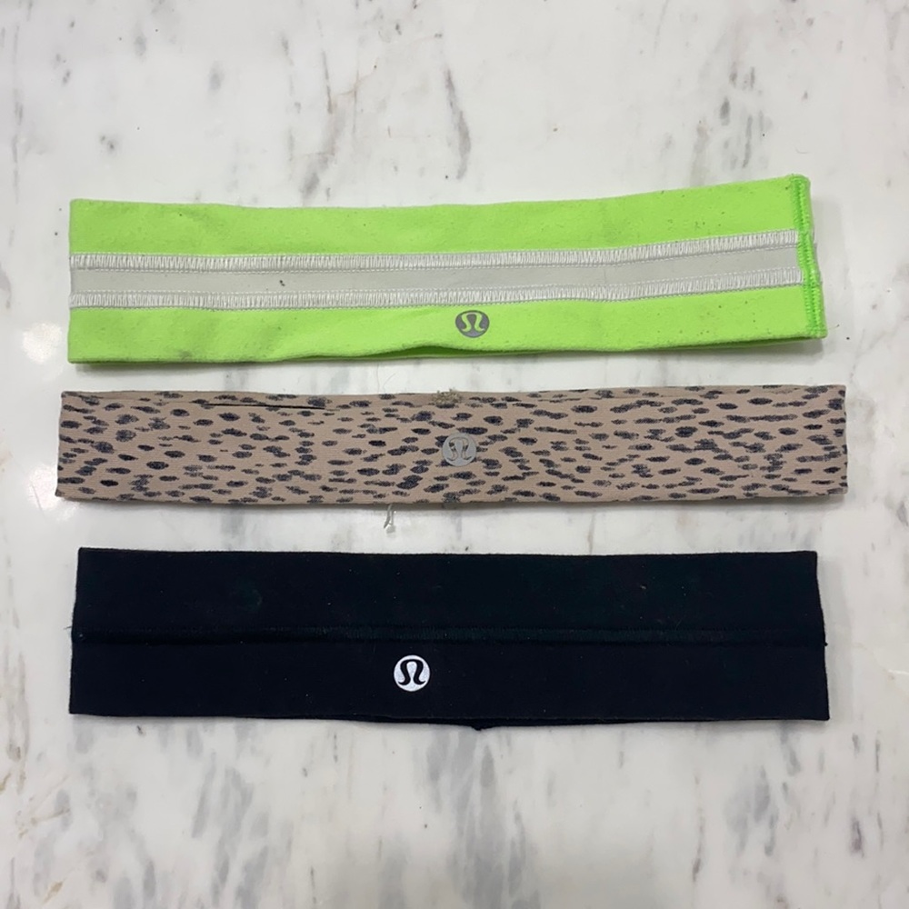 3 Lululemon Headbands❤️‍🔥